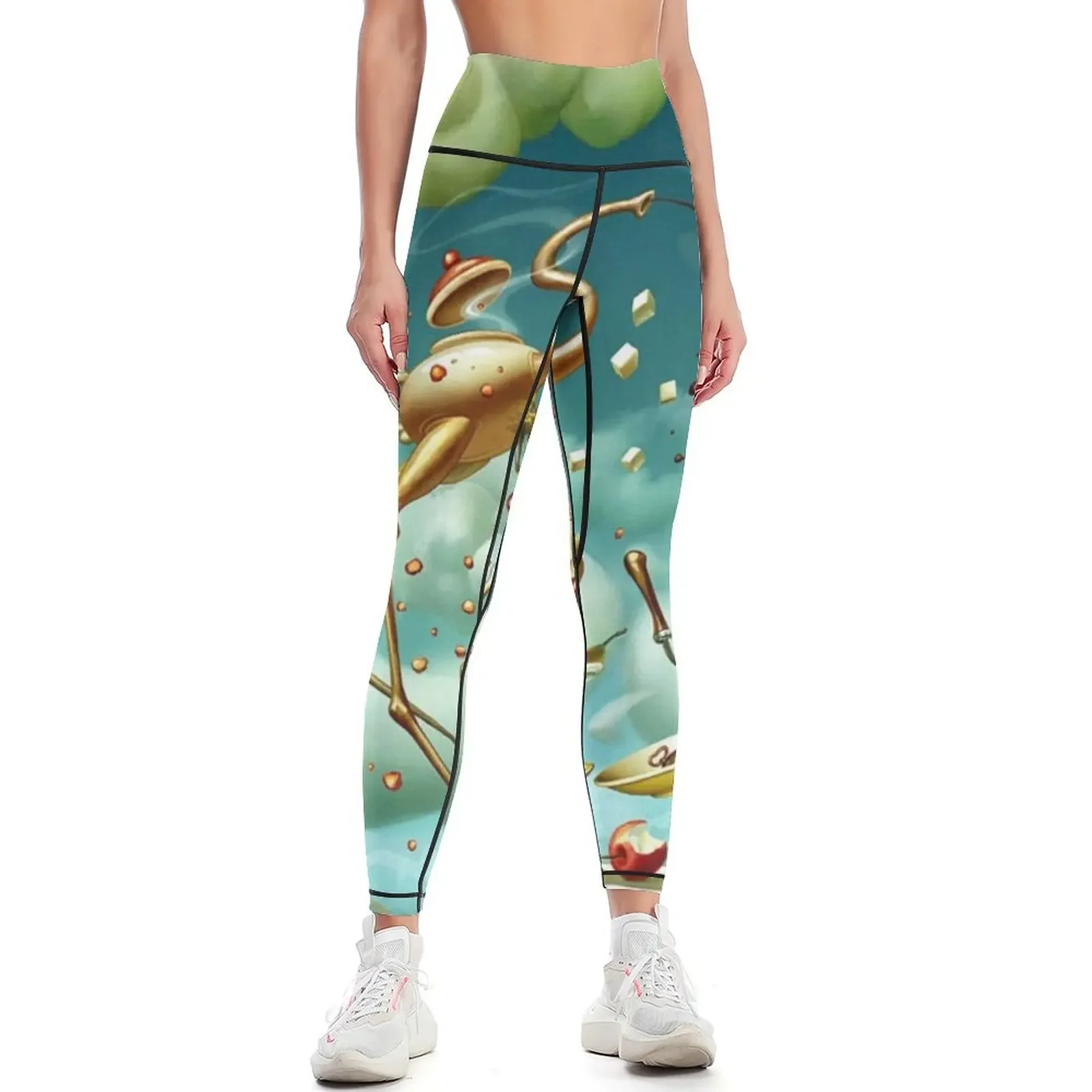 

Salvador dali original paintings surrealism Leggings Fitness clothing Women's fitness Pants sport Womens Leggings