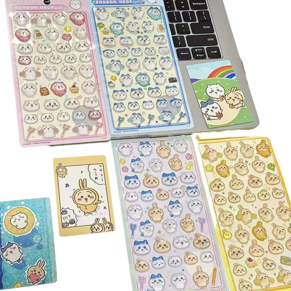 

Kawaii Bonbon Drop Seal 3D Cute Relief Sticker DIY Scrapbook Laptop Party Favors Christmas Gift ボンボン ドロップシール