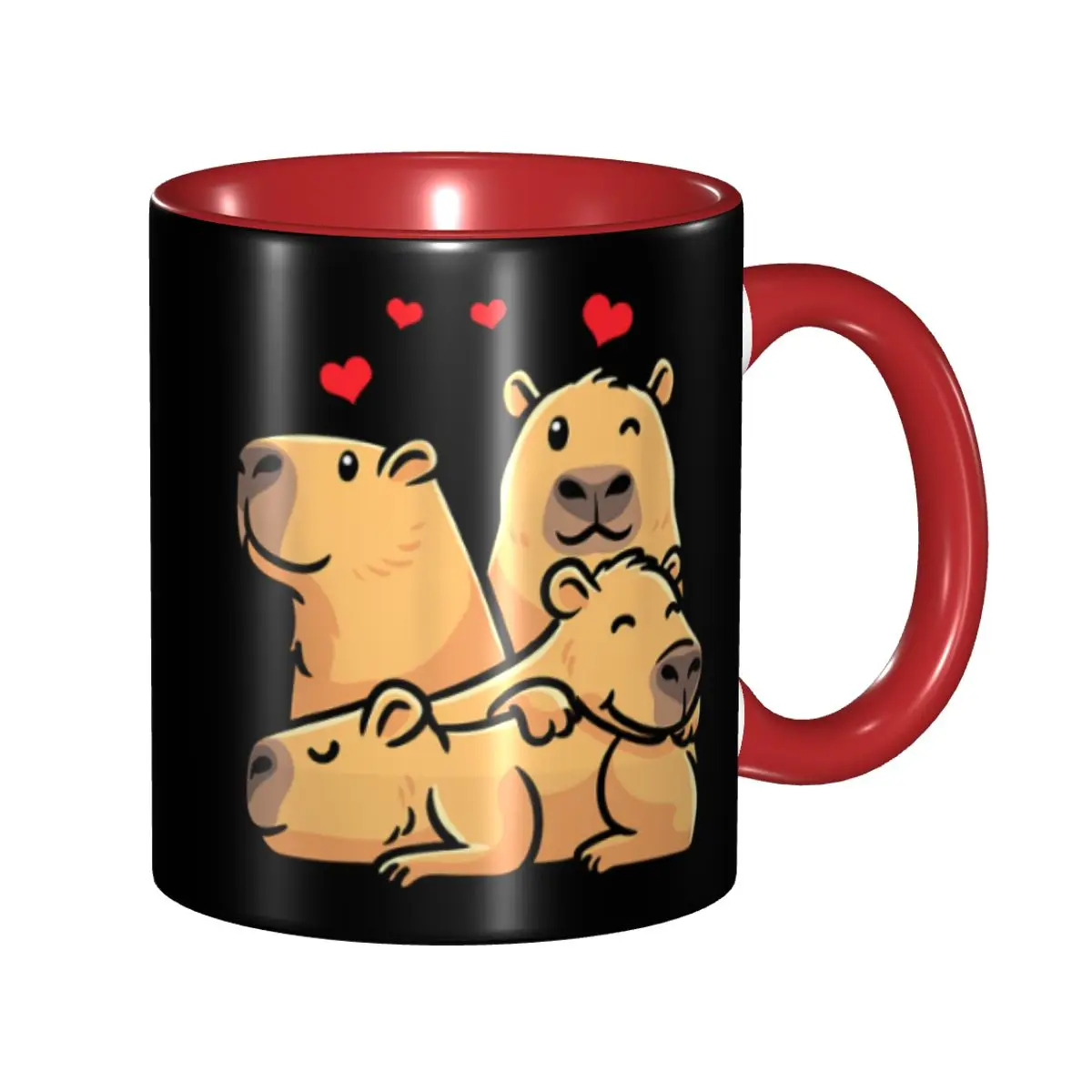 

DIY Capybara Ceramic Mugs Custom Coffee Cups Creative Present