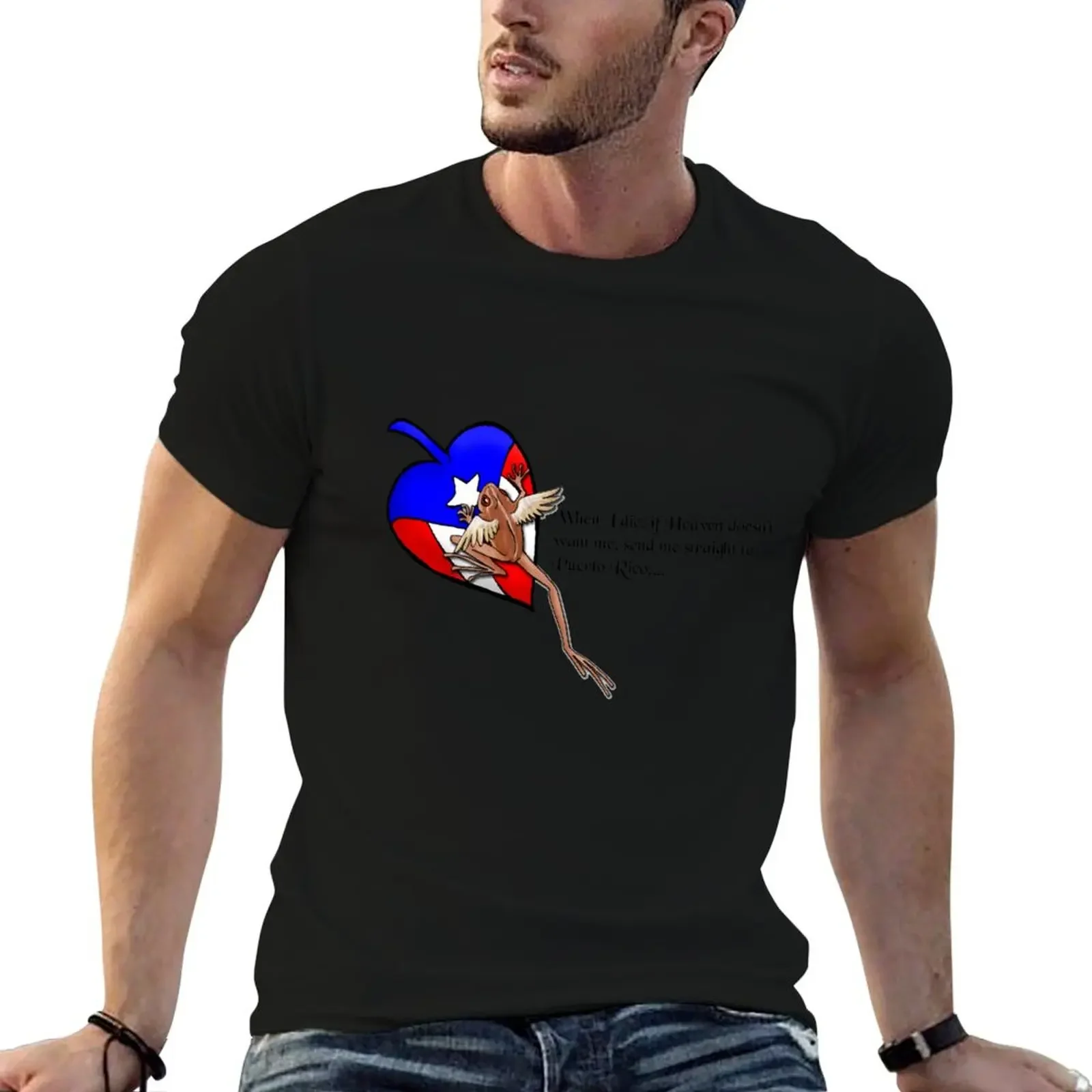 

If I die and Heaven doesn't want me.... T-Shirt customs blue archive Luxury man mens t shirt