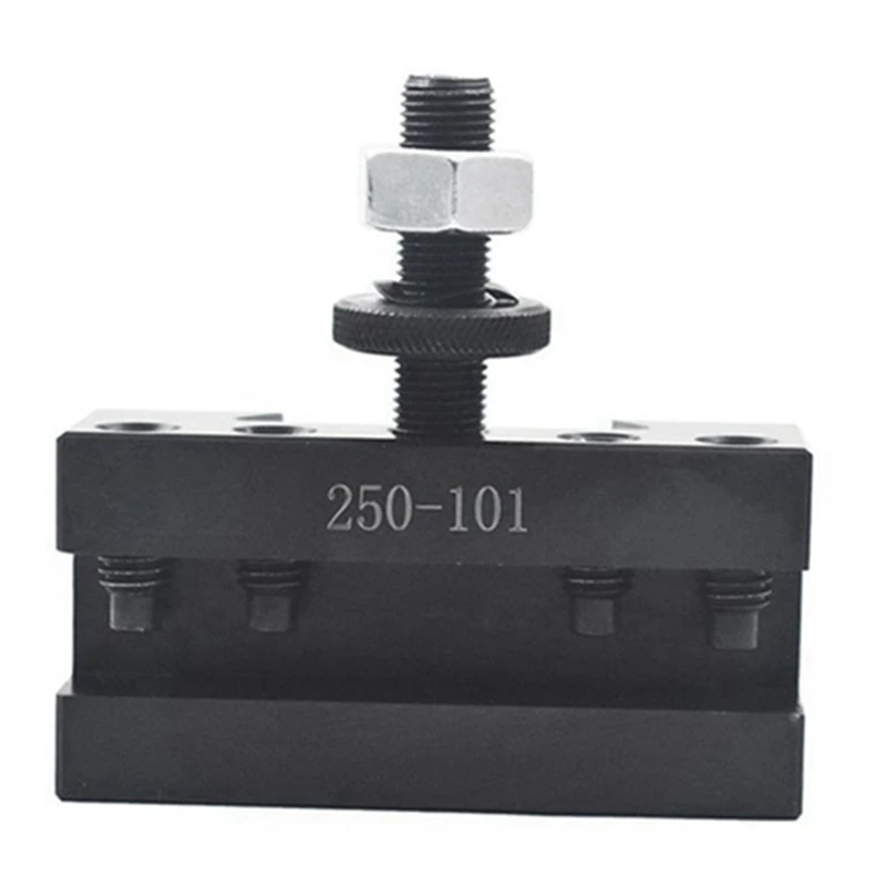 2Pcs 250-101&2Pcs 250-102 Turning And Facing Holder Quick Change Tool Post And Tool Holder