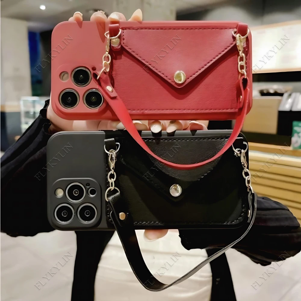 Mode Armband Brieftasche Telefon Fall Für Xiaomi Redmi 14C 13C 5G 12C 10C 9C A3 A2 A1 12 10A 9 Stoßfest Silikon Handtasche Abdeckung