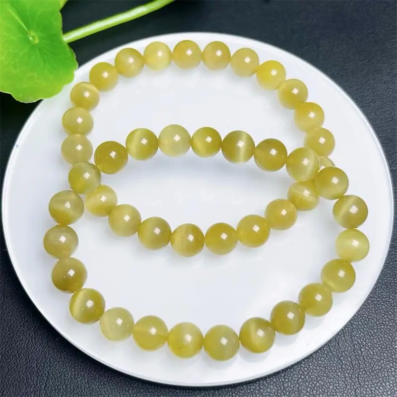 

8MM Natural Gold Tiger Eye Stone Bracelet Couple Energy Yoga Men Women Healing Fengshui Jewelry Gift 1pcs