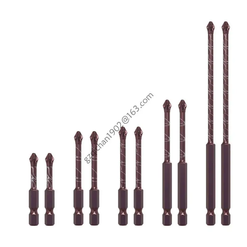 X7AB Cruzes multisize Bit aço magnético Bit com textura segura