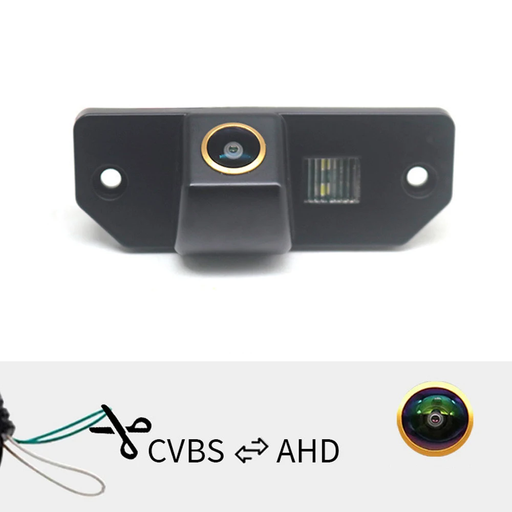 HKNL170 °   Широкоугольная автомобильная резервная камера AHD CCD HD для Ford Mondeo Focus C-Max седан MK ll 2, лампа номерного знака Nachrüst, черная