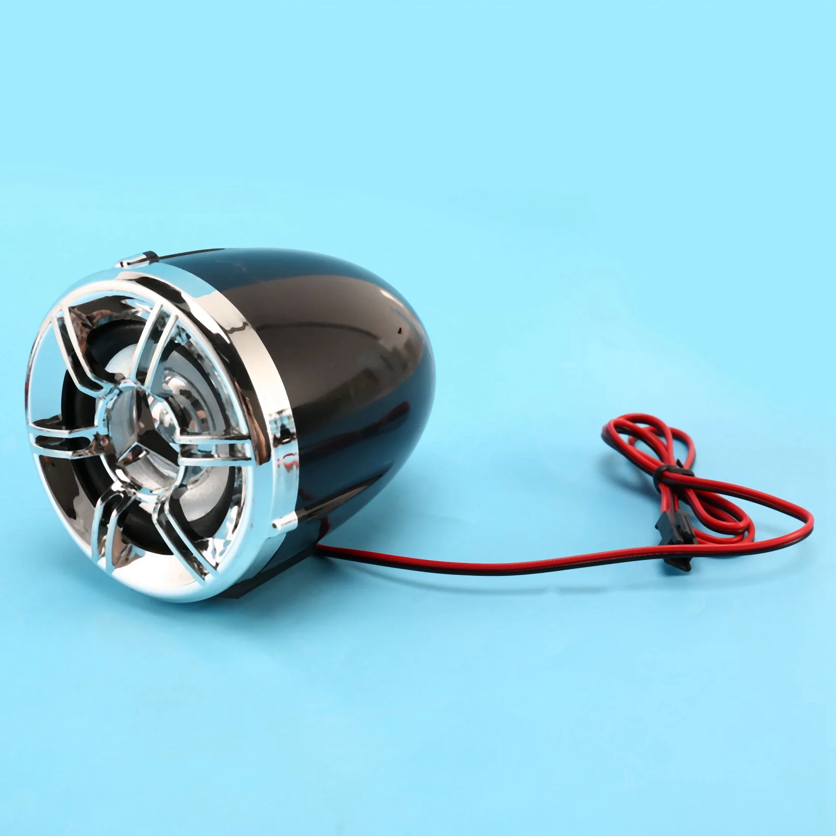 2X Motorcycle Audio Sound System Stereo Speaker Waterproof Motorbike Scooter FM Radio Bluetooth USB TF MP3 Music Player