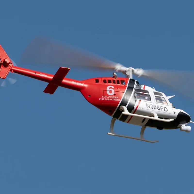 Helikopter bojowy model drona RC C138 Bell 206, wysoka symulacja, realistyczny model, zdalnie sterowany, zabawka odpowiednia na prezenty urodzinowe dla chłopców.