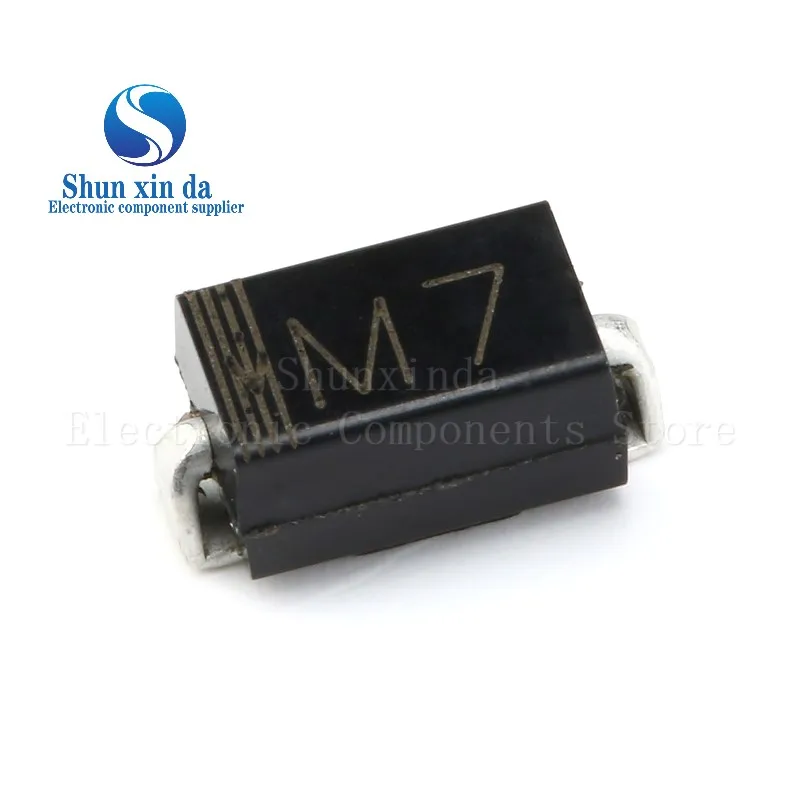 100PCS 1N4007 IN4007 4007 1N4007W 1N4007WS DO-41 M7 SMA DO214-AC SOD123FL SOD323 1A 1000V DIP SMD Rectifier Diode A7 T7 D7