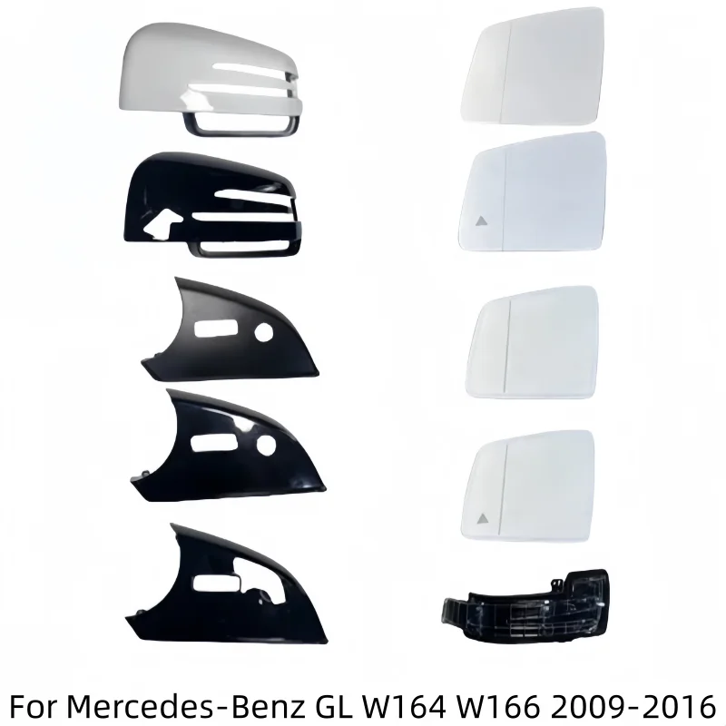 

For Mercedes-Benz GL W164 2009-2016 W166 GLE GLS G R Mirror Glass Cover Turn Signal Light Bottom Class Rear Blind Spot Heated