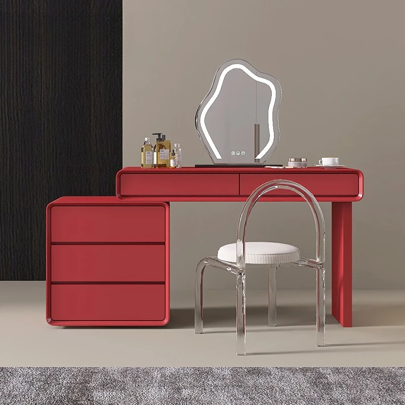 Dresser paint Italian minimalist style bedroom storage light luxury makeup table storage cabinet chest cabinet