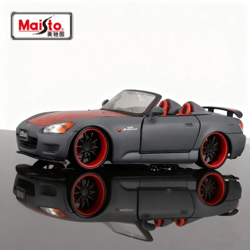 Maisto 1:24 هوندا S2000 سبيكة سيارة رياضية دييكاست ولعبة معدنية العضلات سيارة سباق السيارات نموذج محاكاة جمع ألعاب أطفال هدية #1