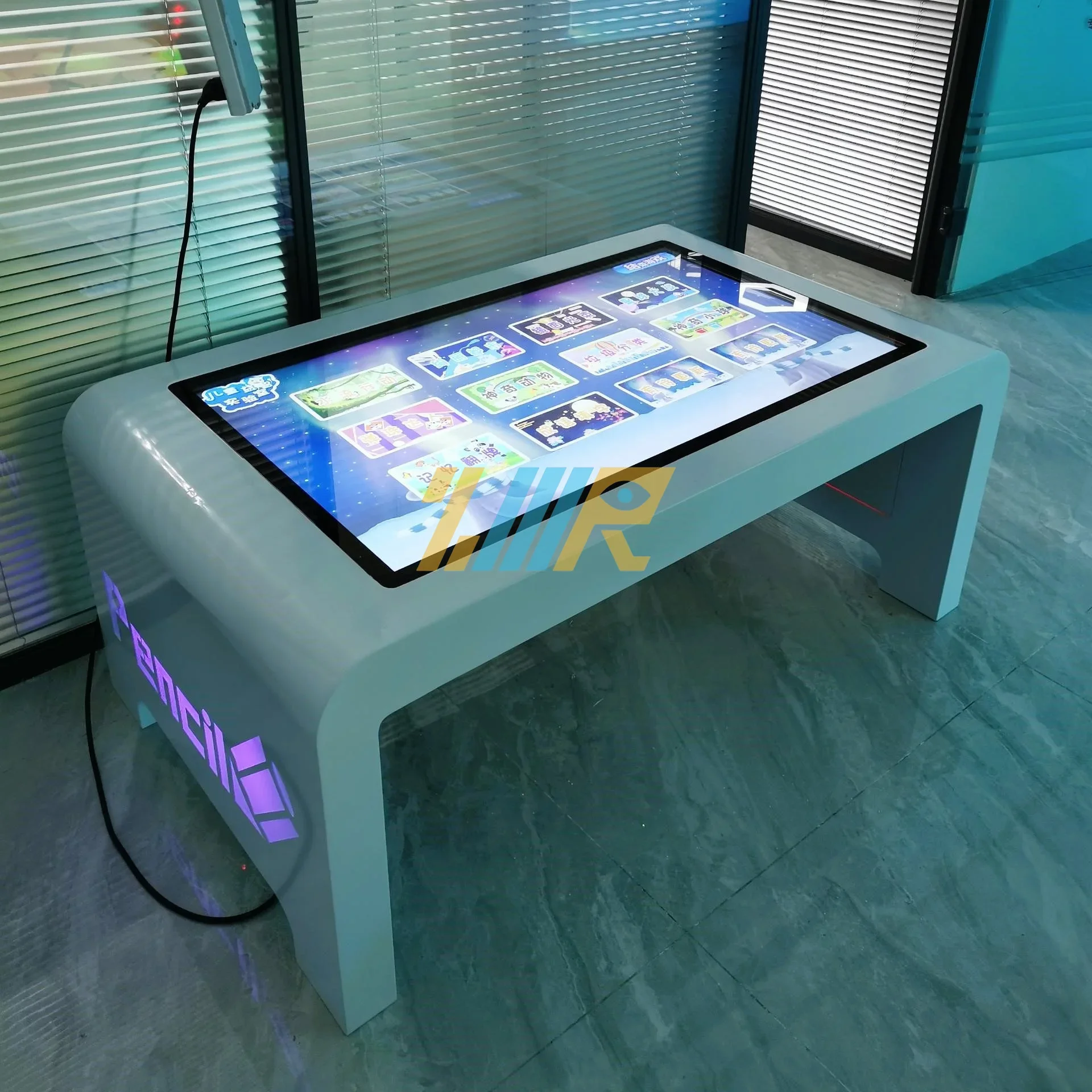 Puzzle Game for Education 43 Inch Interactive Table Multi Touch Table Interactive Touch Table for Children