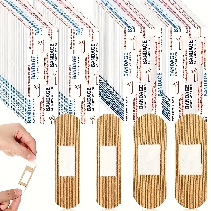 

400pcs Plasters, skin-friendly and breathable, suitable for grazes and abrasions. Comfortable and secure for everyday use.