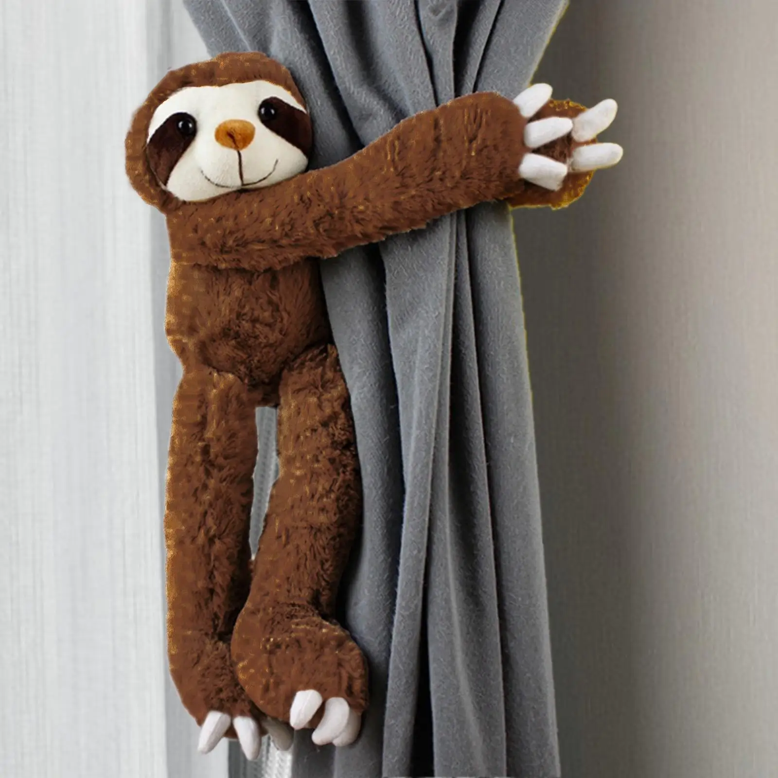 Bradipo Cartoon Curtain Holdback Ornament Gifts fermaglio per tende simpatico supporto per tende per camera da letto camera dei bambini soggiorno di casa