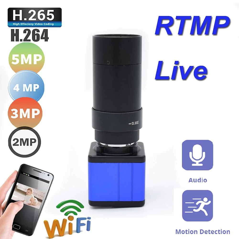 

5 Мп 2 Мп Wifi BOX Camera Push Video Stream RTMP Live RTSP SD Card FTP Stream 1080P Wifi Аудио Поддержка YouTube