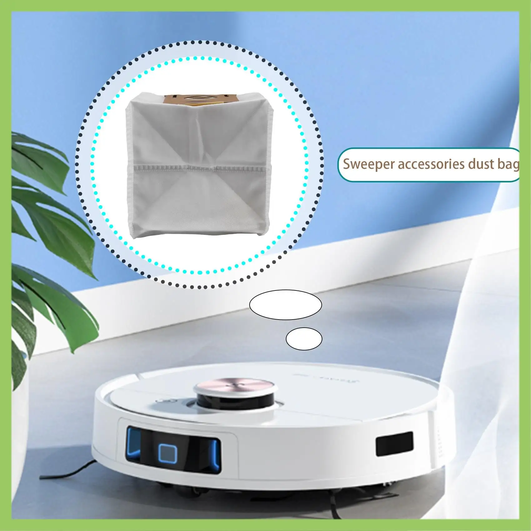 

20 упаковок вакуумного пылесборника для ECOVACS Deebot T8 AIVI/T8/N8 Pro Plus/N8 Pro, аксессуары для робота-пылесоса и швабры