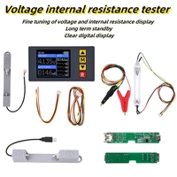 TS457 DC5V voltage internal resistance tester supports recording 5 sets of internal resistance data using AC 4-wire method