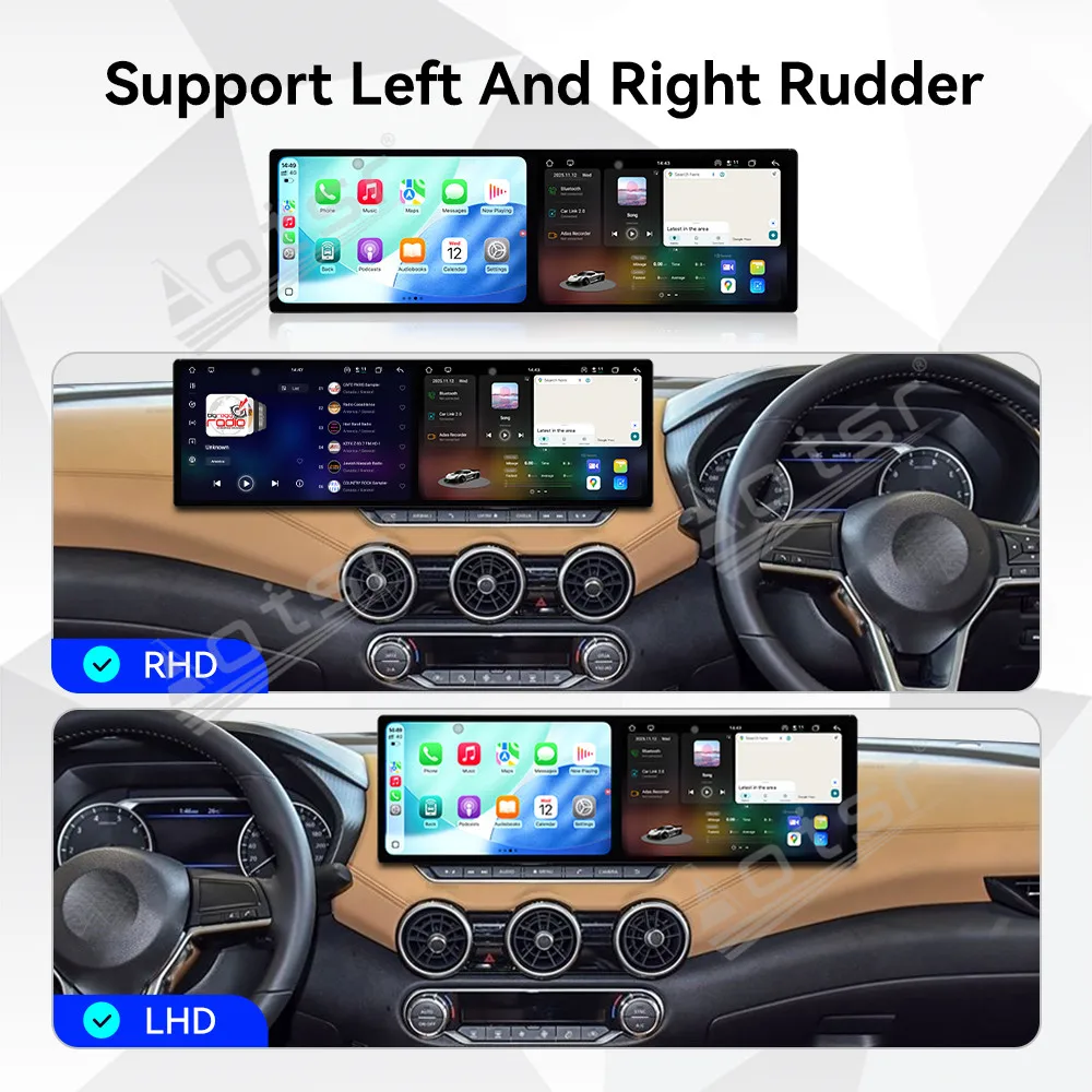 10.1 بوصة HD شاشة مزدوجة راديو السيارة لنيسان سيلفي 2020-2022 سيارة الوسائط المتعددة مشغل فيديو نظام تحديد المواقع والملاحة Carplay وحدة أندرويد 15 #2