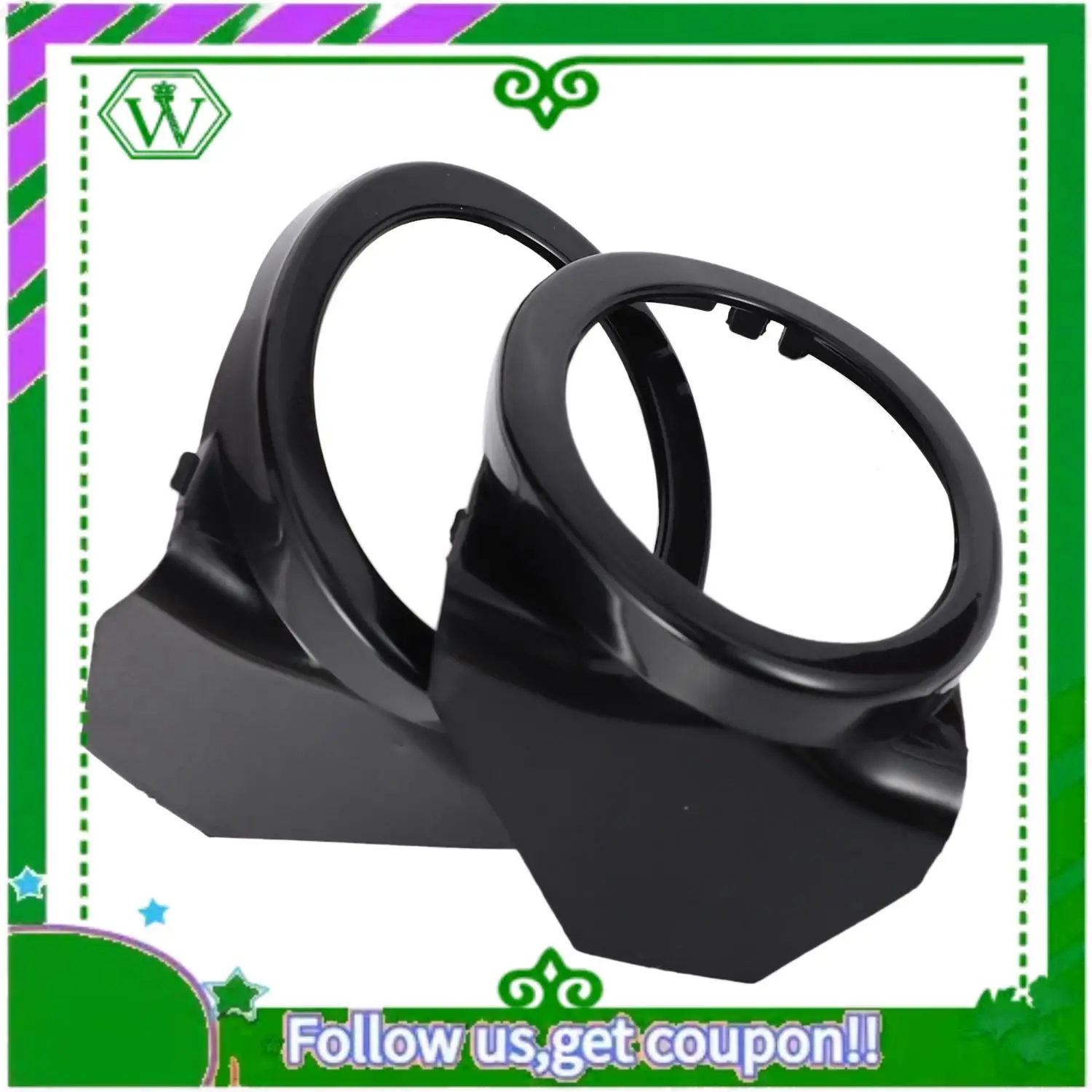 

AC34-Fog Light Frames / Surroundings / Covers For BMW E46 With M Sport Front Bumper 51112695255