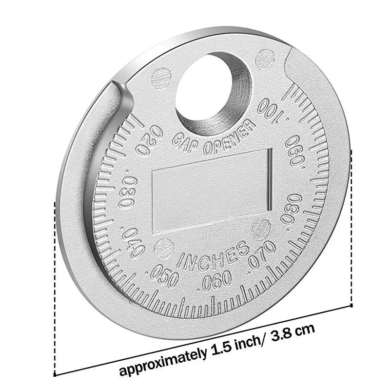 Spark Plug Gap Gauge Tool Measurement Coin-type 0.6-2.4mm Range Spark Plug Gage Gap Measuring Tools Feeler