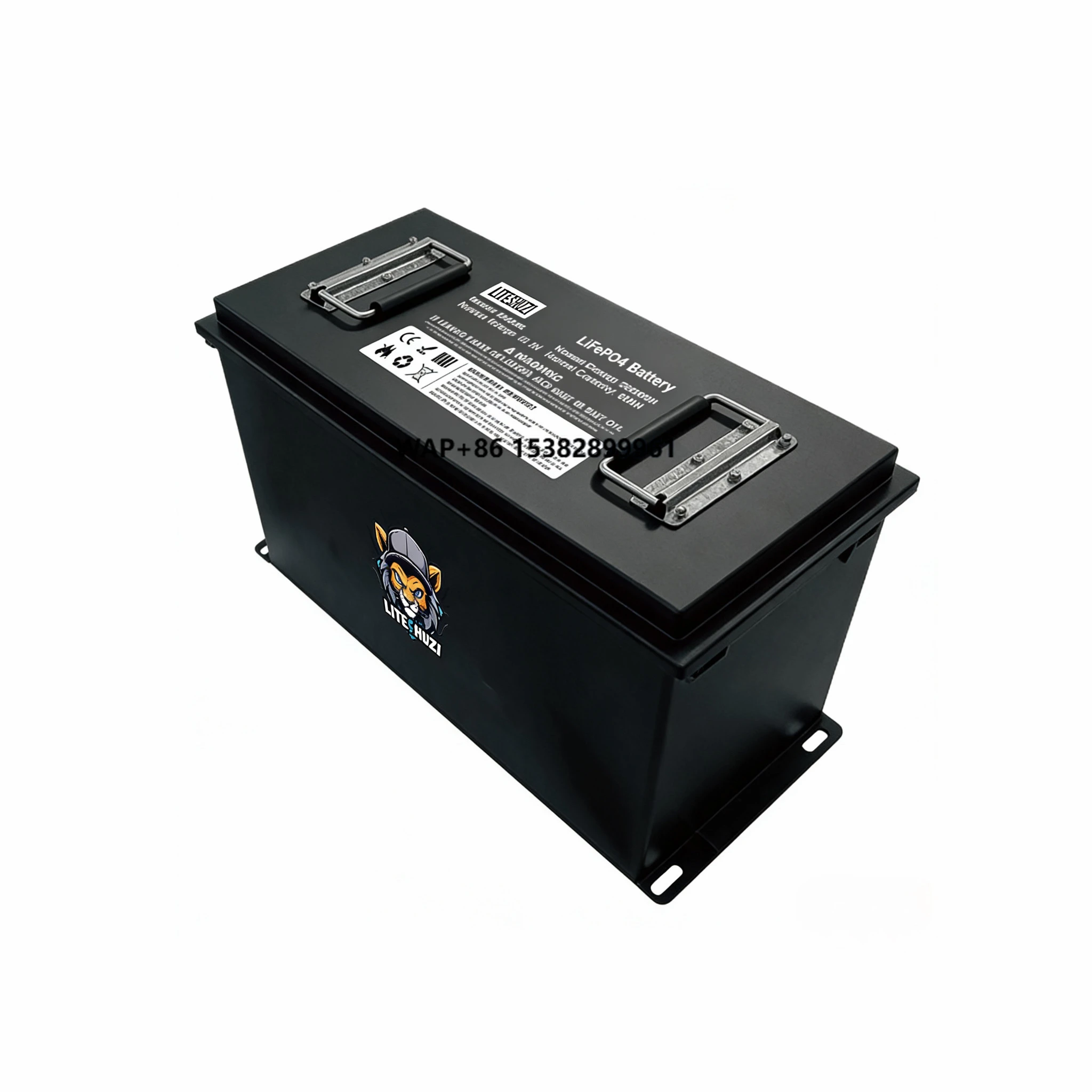 New Deep Cycle Rechargeable Pack 51.2V Lithium LiFePO4 Golf Cart Battery with Built-in Smart 50Ah Lithium Ion Battery