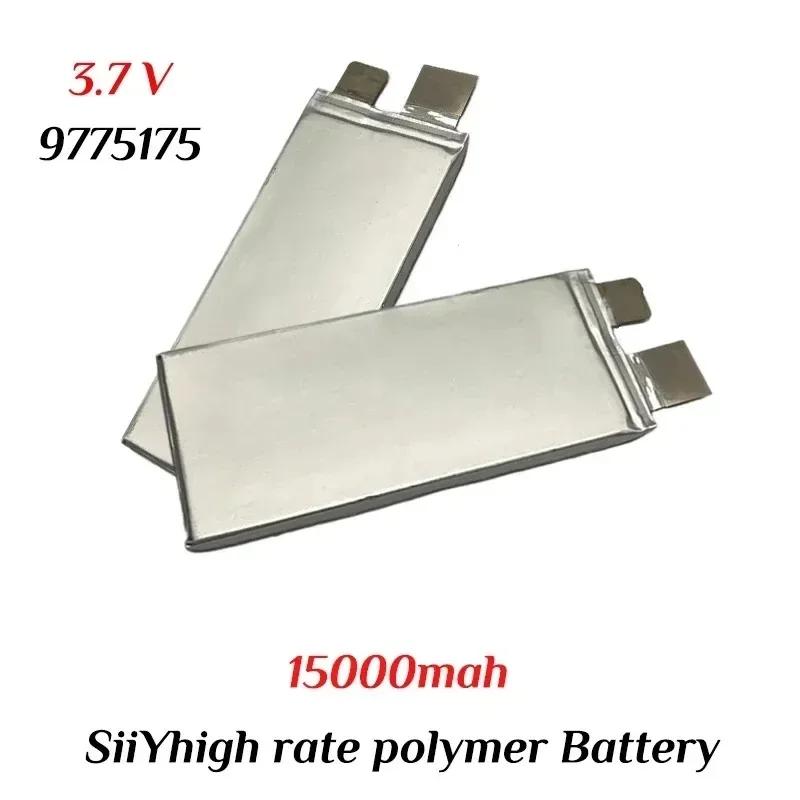 3.7V 9775175 Polymer Lithium Battery 15000mAh High Rate Car Starting Outdoor Portable Power Supply for UAV Car Model Power Tools