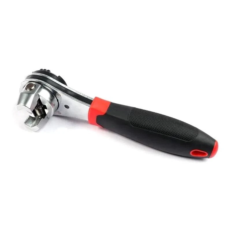 

Sturdy Adjustable Ratchet Wrench Practical Ratchet Wrench Adjustable For 6 22mm Screws Secure Nonslip Grip A2BB