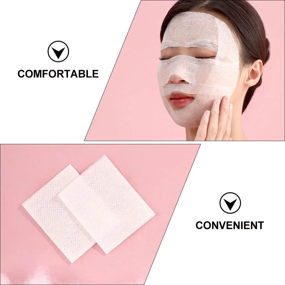 200Pcs Makeup Removal Cotton Pads Stretchable Thin Soft Makeup Remover Pads Comfortable Face Clean Pores Skin Care Accessories
