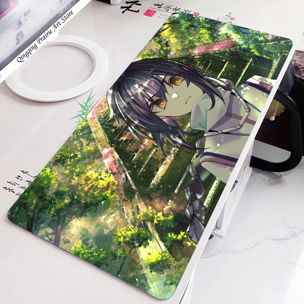 

1pc Fate Samurai Remnant Floor Mat Mouse Mat Desk Mat With Pad Gaming Accessories Prime Gaming XXL