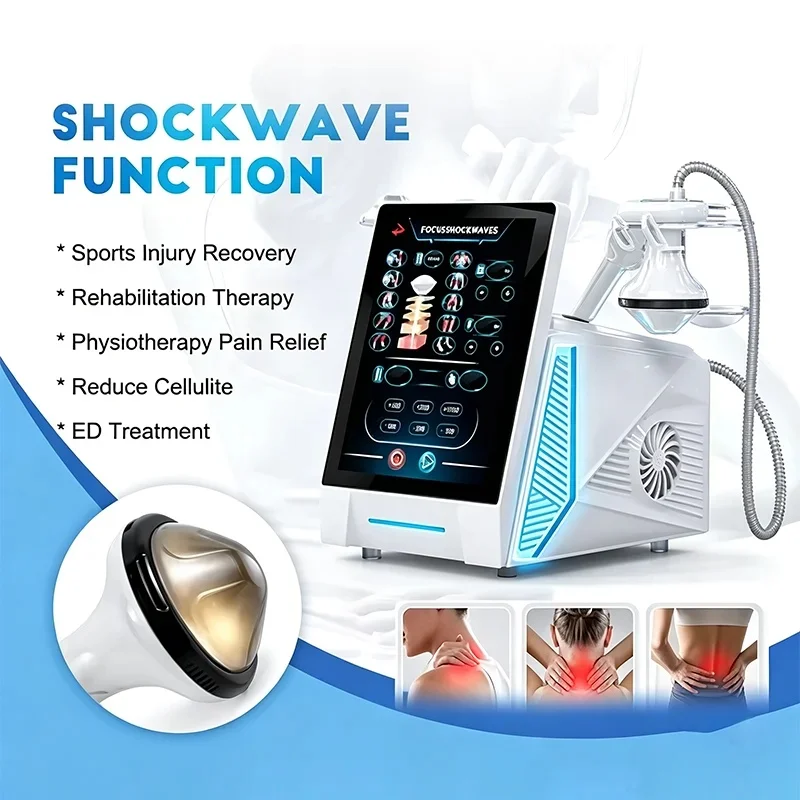 Extracorporeal  Focus Shockwave Therapy Device  Relieve Pain  Promote Blood Circulation Focused Physiotherapy Shockwave Machine