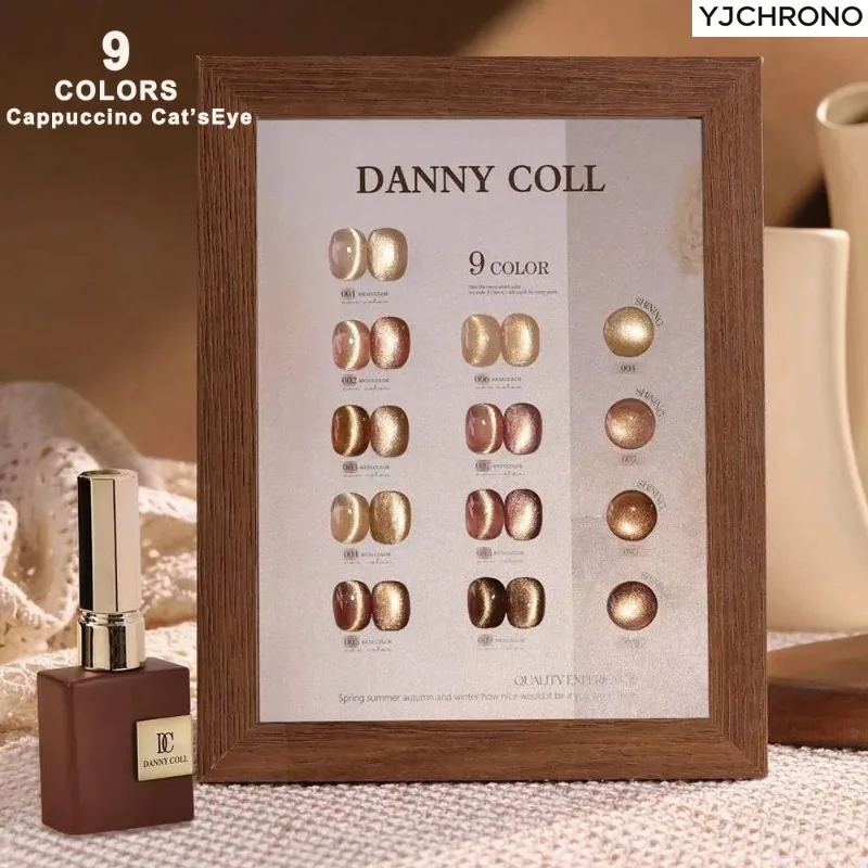 

Brown Cappuccino Cat Eye Gel Nail Polish Set Varnish Nail UV Soak Off Gellak Gelpolish Nail Art Primer Manicure Nails Gel Lacque