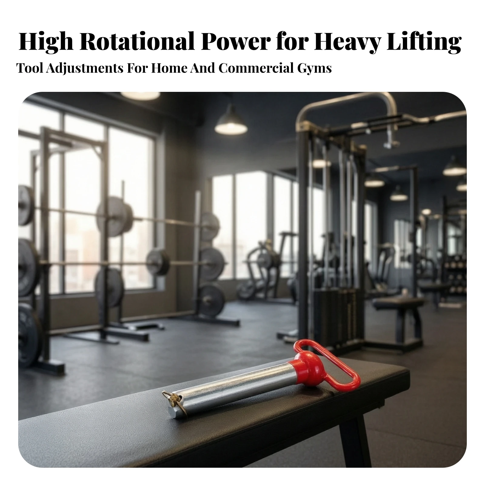 Weight Stack Pin with T-Handle Easy to Use Gym Equipment Pin with T-Handle Hardware Universal Precisely Fitted for Athletes
