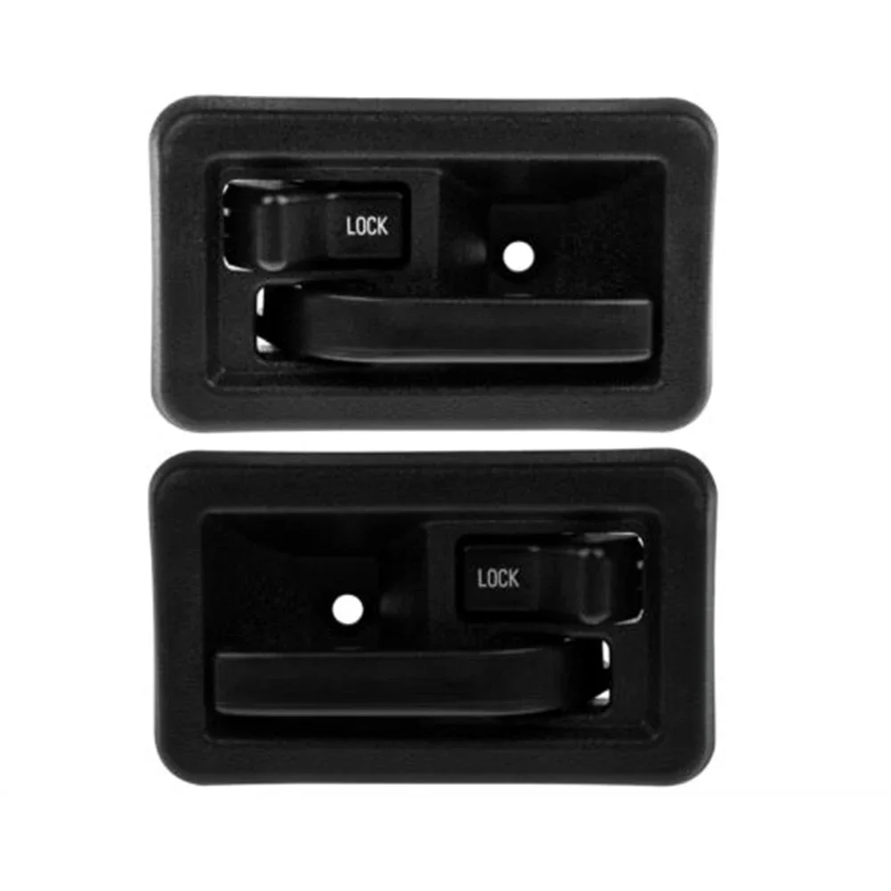 1 Pair Black Left Right Side Car Interior Door Handle Knob Hand Handles Fit For Jeep For Wrangler YJ TJ 1987-2004 55176477AB