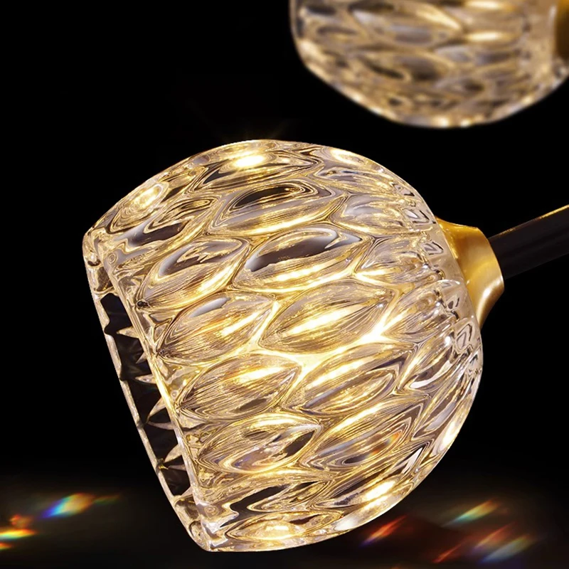 Modern LED Chandeliers para Home Decor, Luzes penduradas, Sala de estar, Sala de jantar, Iluminação interior