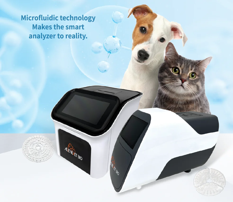 Portable Veterinary Automatic Coagulation Analyzer, compact diagnostic device for pet clinical  coagulation sample testing