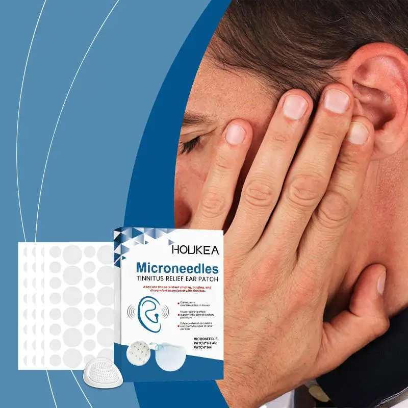 Houkea Herbal Ear Care Patch Natural Plant Extract Gentle Ear Cleaning Easy Use For Home And Travel Aid For Ears
