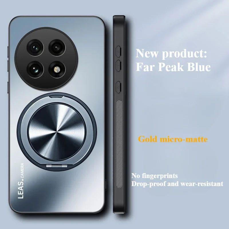 

For Oneplus 13R ACE5 Pro Case Frosted Magnetic Bracket Back Cover For Oneplus13R /Oneplus ACE5 Pro Shockproof Bumper Funda