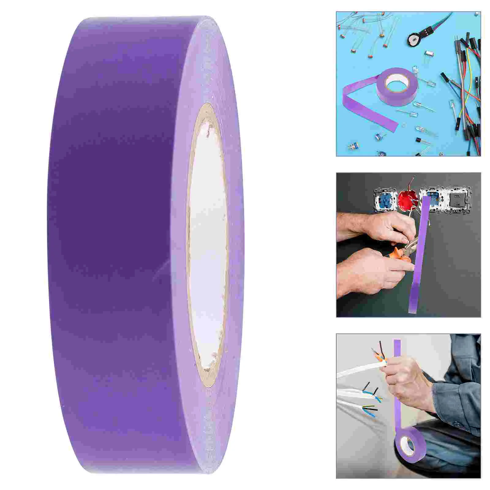 Electrical Tape Wire Insulation Adhesive Professional Purple Insulated