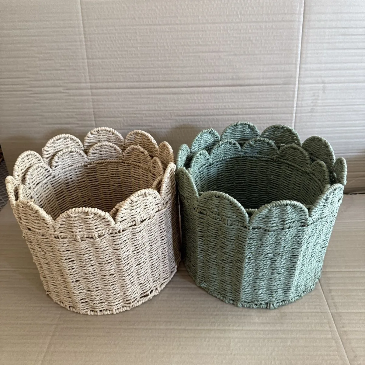 circular-large-capacity-woven-storage-basket-dirty-clothes-basket-toy-basket-new-home-decoration-petal-basket