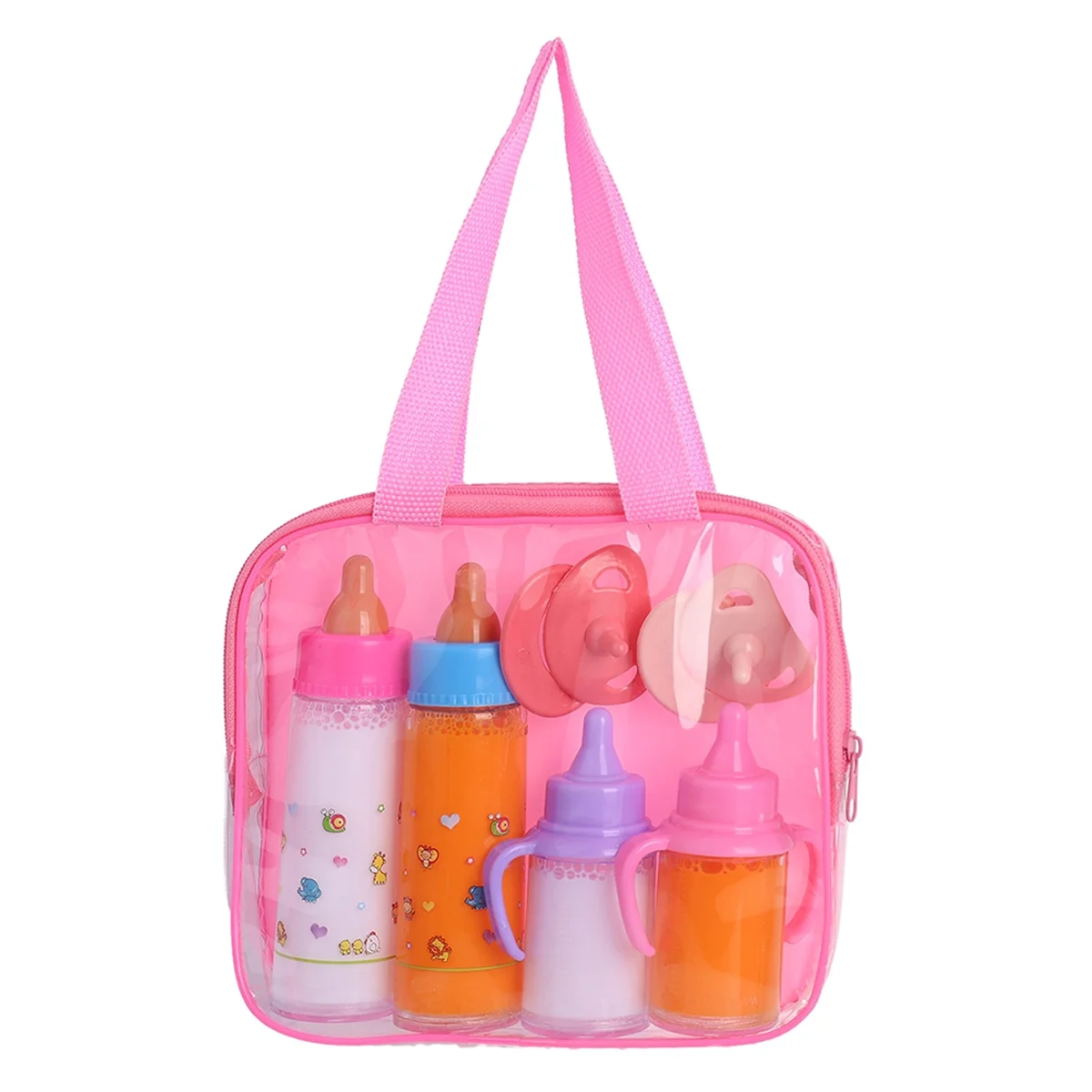 N38R_My Sweet Baby Disappearing Doll Feeding Set 6 Piece Doll Feeding Set
