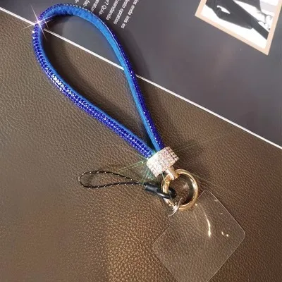 Handy-Lanyard Luxus-Strass-Schlüsselband Hochwertiges XYun Kurzes Diamantbesetztes Armband Verlustsicheres Verstärktes Schlüsselband