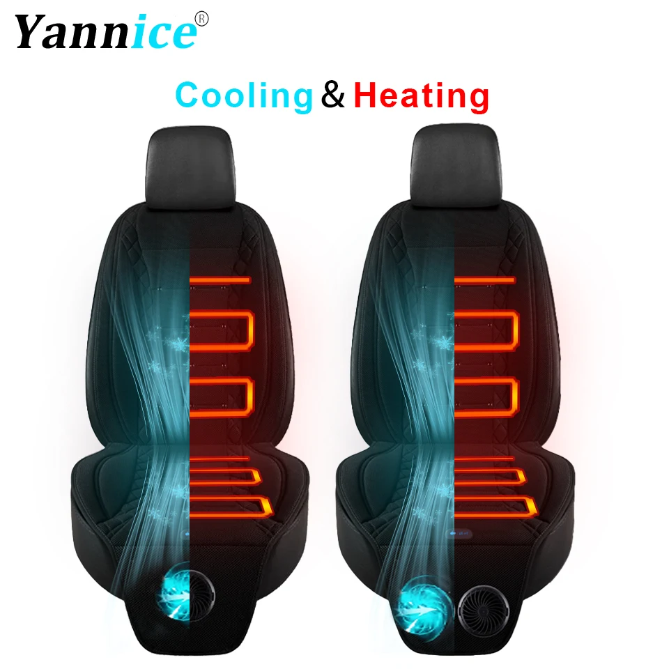 

Охлаждающие и обогревающие чехлы на автомобильные сиденья с 1 вентилятором или 2 вентиляторами, летние быстродействующие вентиляционные зимние чехлы с быстрым подогревом, автомобильное сиденье