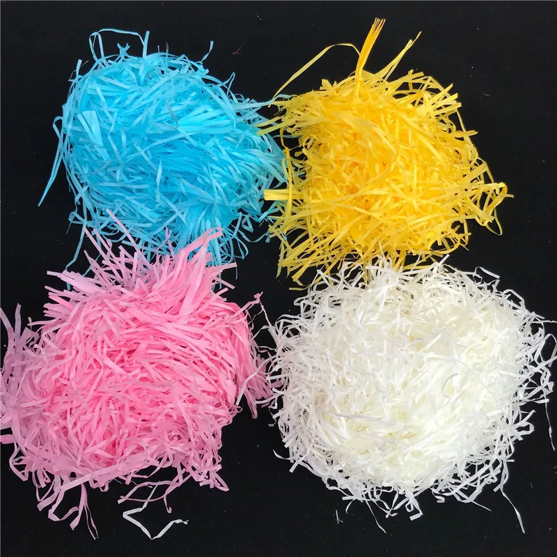 10g Colorful Shredded Paper Gift Box Filler Wedding Decoration Birthday Party Favor Crinkle Cut Paper Shred for Packing Gift Bag