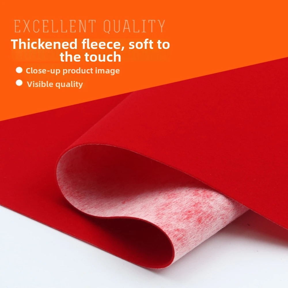 50x150cm Self Adhesive Velvet Fabric Thickened Soft Touch Jewelry Display Liner Peel And Stick Self Adhesive