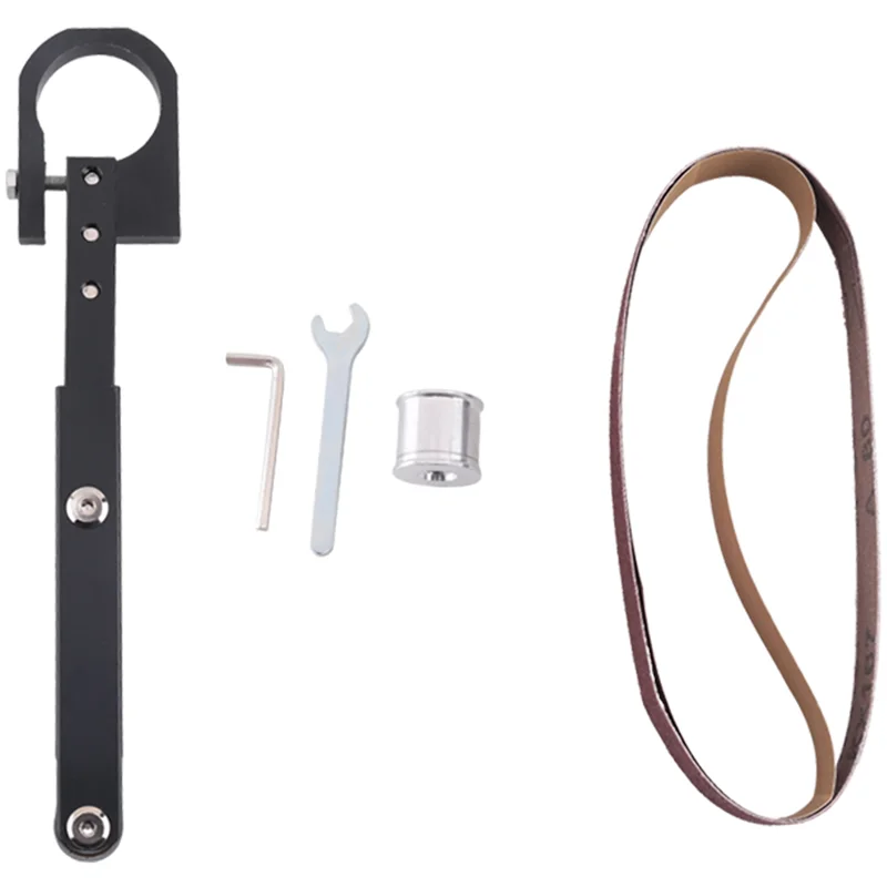 AB68 Luft Bandschleifer Aufsatz Sander Schleifband Adapter Rohr Bandschleifer Modifizierte Sandbandmaschine Elektrische Bandschleifer