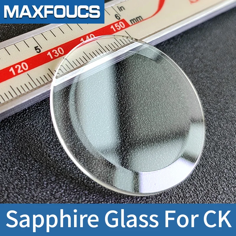 Sapphire Glass Suitable For CK K2G211 K2G271 K2G2G1 K2G216 Anti-Scratch Round Transparent Watch Repair Parts