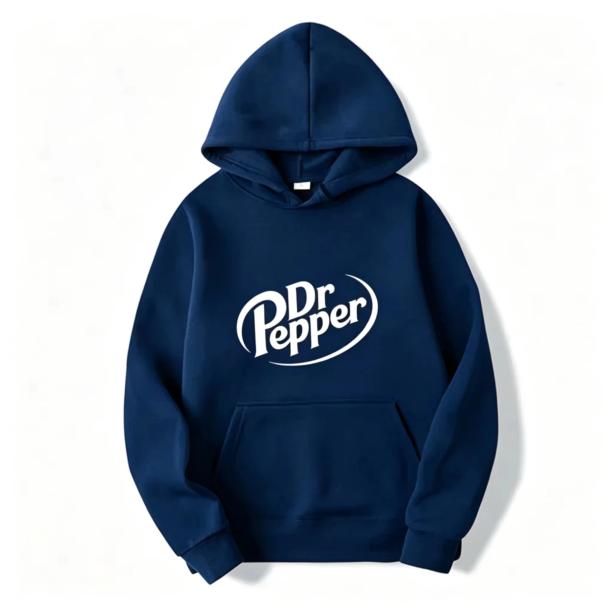 Herbstliche warme Dr Pepper Kapuzenpullover mit Buchstabenprint, Streetwear Herrenmode, Fleece-Sweatshirts, lässige Unisex-Pullover, modische Oberteile – Detail 9