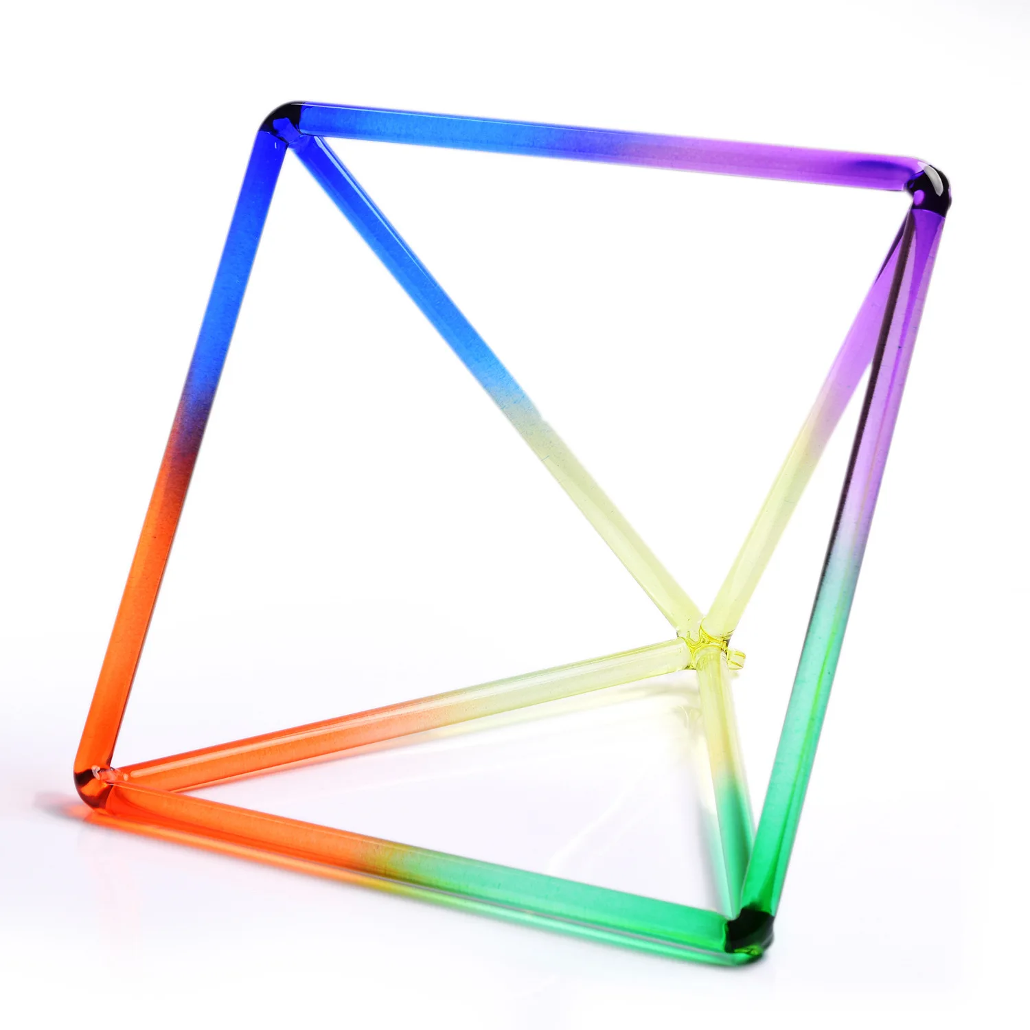 Hye-eun Colored Crystal Singing Pyramids Clear Quartz Crystal Sound  Pyramid for Musical Instrument image 4
