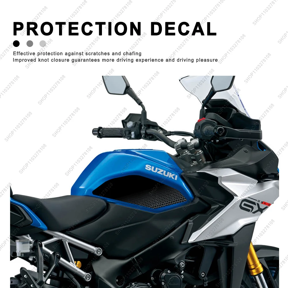 For Suzuki GSX-S 1000 GX s1000gx 2024 Motorcycle Anti slip Fuel Tank Pad Protection Sticker 3D Epoxy Resin Stickers kit