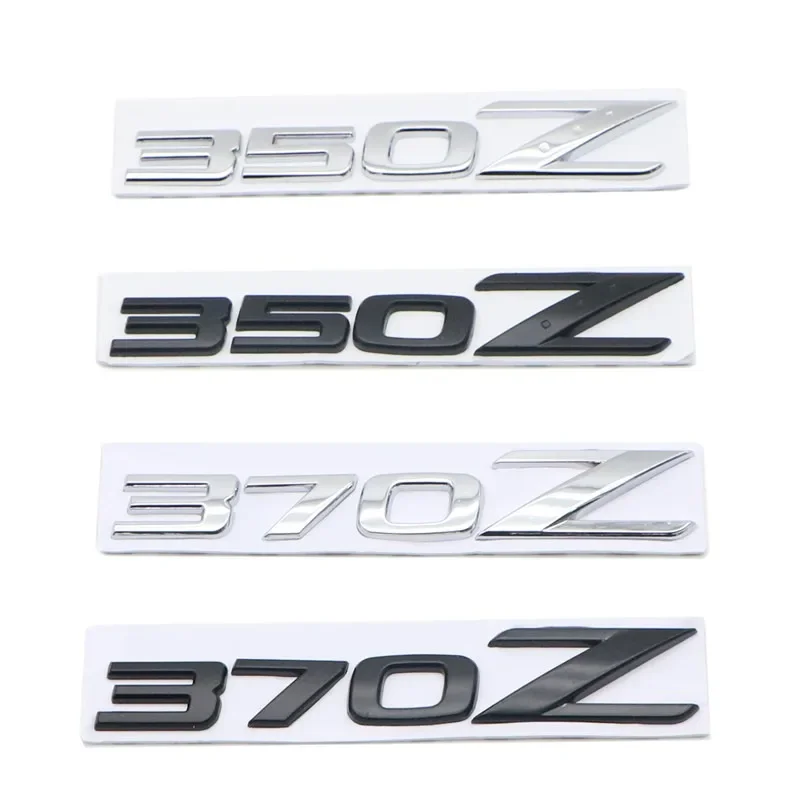 For Nissan 350Z 370Z Rear Trunk Emblem Badge GTS GTR Nismo Z Z3 Z34 Teana Car Modification Stickers Decals 3D Metal